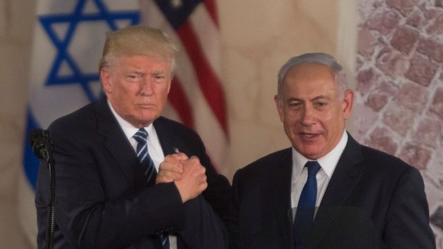 President Donald Trump with Israeli Prime Minister Benjamin Netanyahu.