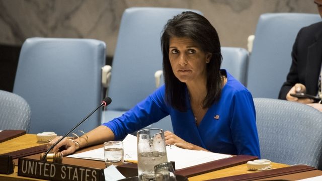 U.S. Ambassador to the U.N. Nikki Haley