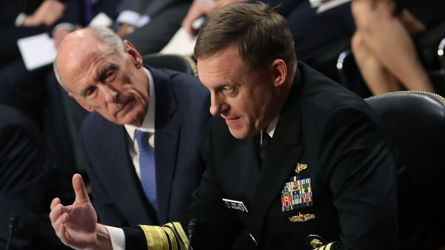 Director of National Intelligence Dan Coats and NSA Director Mike Rogers.