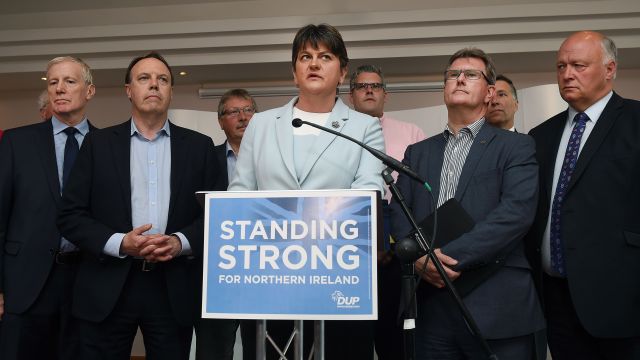 Members of Northern Ireland's Democratic Unionist Party