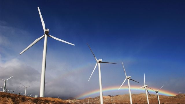 Wind farm in California