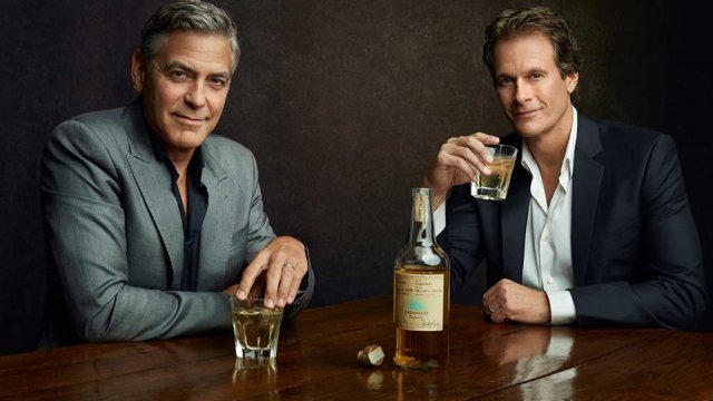 George Clooney and Rande Gerber in Casamigos Tequila promotional photo
