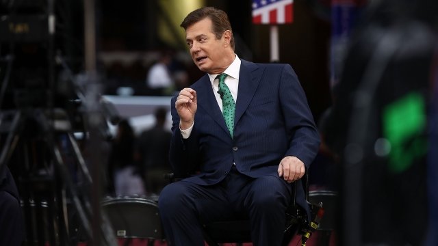 Paul Manafort sits for an interview