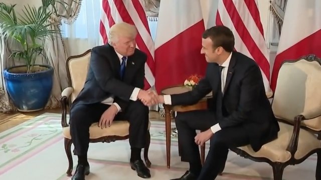 President Trump and President Macron