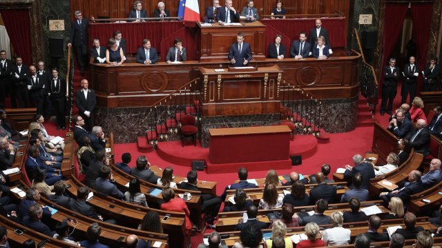 President Macron addresses French Congress