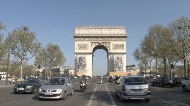 Cars in Paris, France