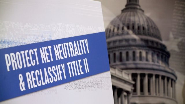 Congressmen discuss net neutrality.