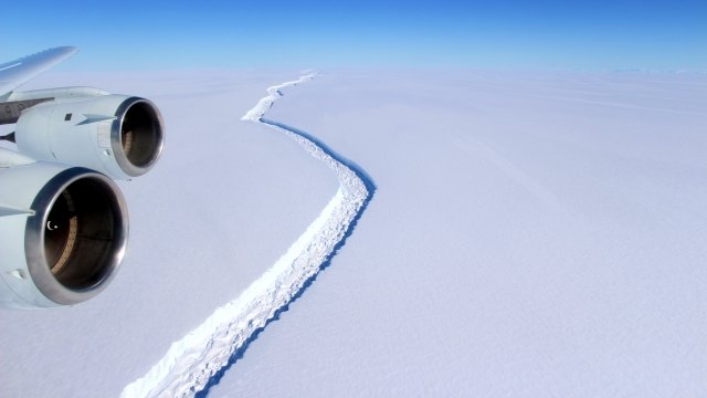 Researchers had been monitoring a big crack in the Larsen C ice shelf for more than a decade.