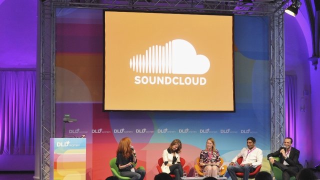 SoundCloud leadership attends a panel discussion.