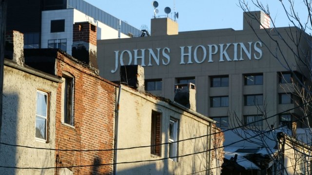 Exterior of Johns Hopkins