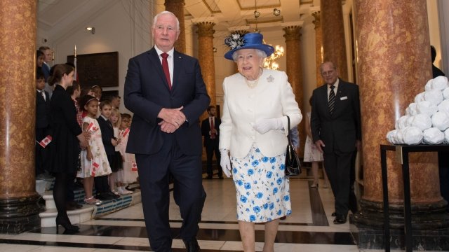 David Johnston and Queen Elizabeth