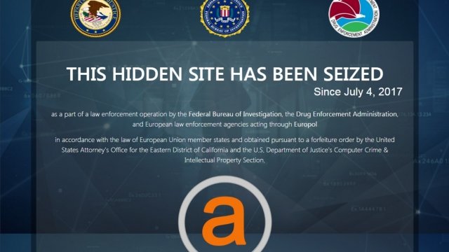 AlphaBay after the site was seized.