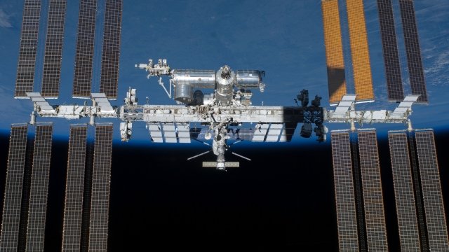 The completed ISS