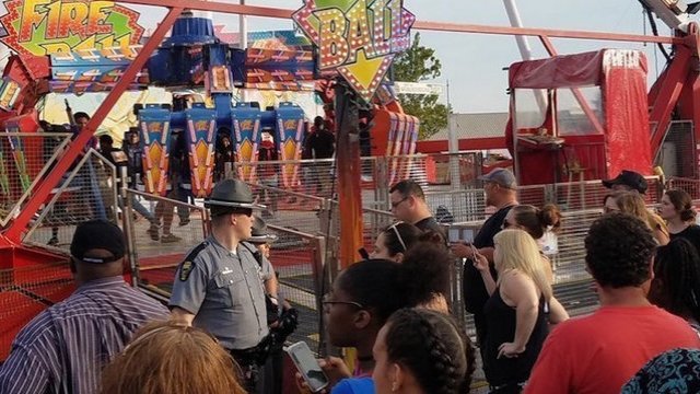 People by Ohio State Fair ride Fireball after malfunction
