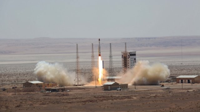 Simorgh rocket launching