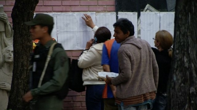 Venezuelans vote in the country's constituent assembly election.