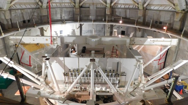 The rotator to the telescope being built on top of Haleakalā