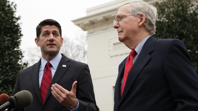 Sen. Majority Leader Mitch McConnell and House Speaker Paul Ryan