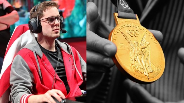 Olympic medal and League of Legends gamer