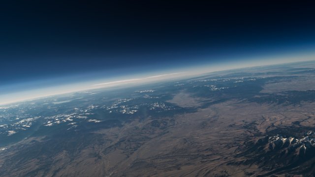 Earth's atmosphere from space