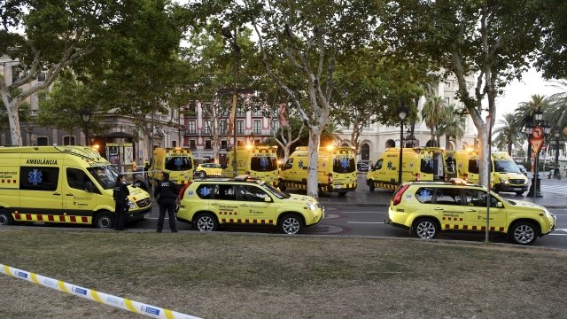 At least 14 people are dead and more than 100 others are injured following two possible terror attacks in Spain.
