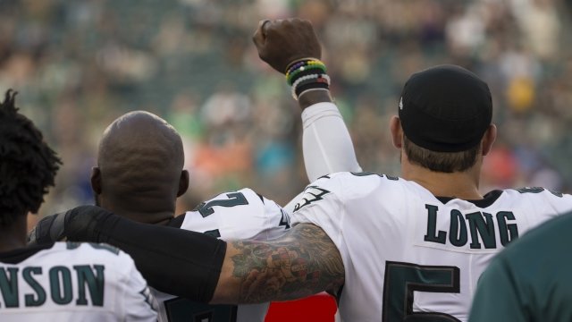 Chris Long supports the protest of his Philadelphia Eagles teammate Malcolm Jenkins.