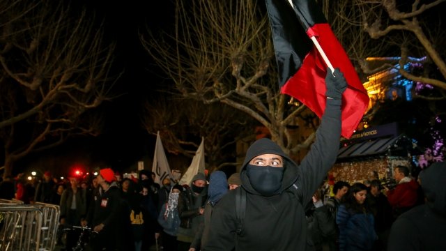 "Antifa" in Berkeley, California