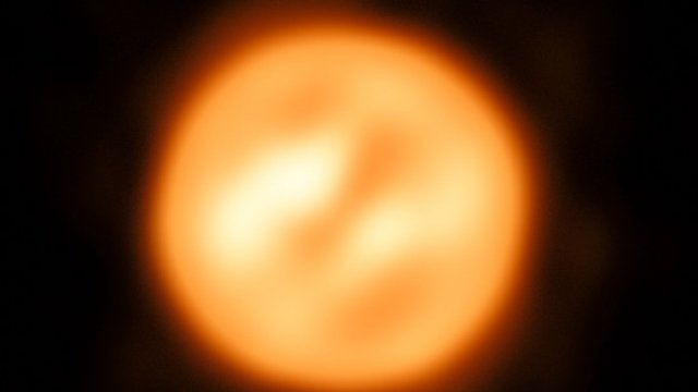 Astronomers with the European Southern Observatory constructed this image of the red supergiant star Antares