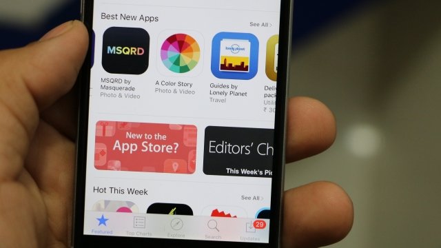 Screenshot of Apple App Store.