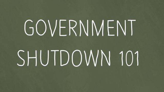 Government shutdown 101