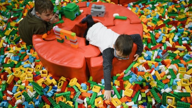 Lego enthusiasts attend the Bricklive at the Scottish Exhibition and Conference Center.