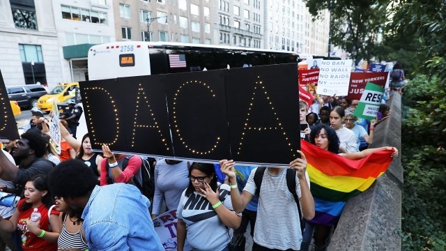 People march in support of DACA