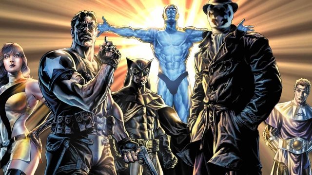 Characters from DC Comics' "Watchmen"