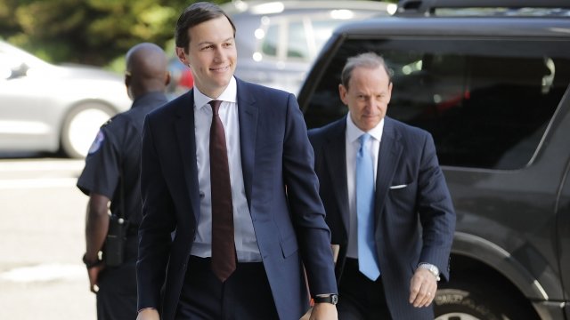 Jared Kushner with his attorney, Abbe Lowell.