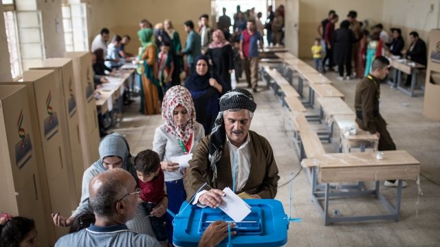 Kurds vote