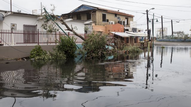 Flooding in Puerto Rico after Hurricane Maria
