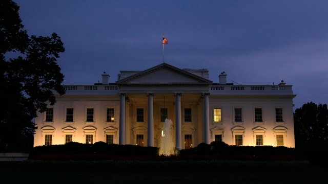 The north side of the White House