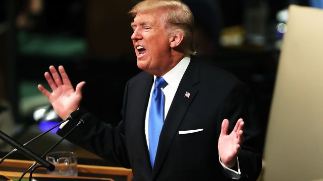 President Trump delivers U.N. speech.