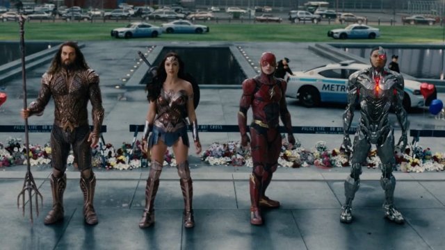 screen shot from "Justice League" trailer