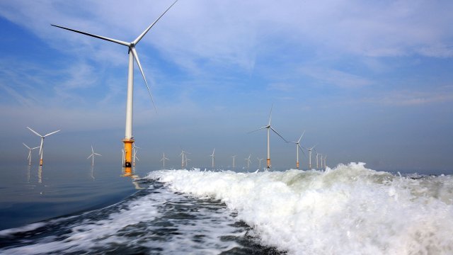 An offshore wind farm
