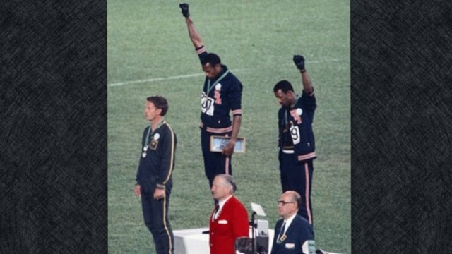 Tommie Smith and John Carlos, 1968 Summer Olympic games