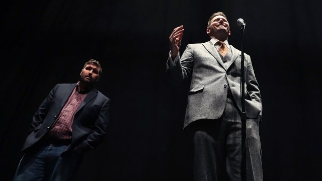 Mike Enoch and Richard Spencer speak at the University of Florida.