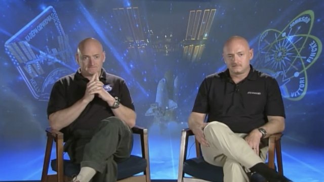 Scott Kelly and Mark Kelly, the twin astronauts studied by NASA.