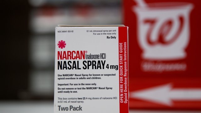 Narcan at a Walgreens pharmacy