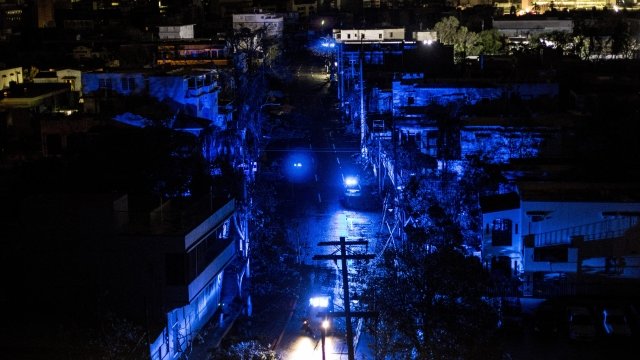 Puerto Rico during a blackout from Hurricane Maria