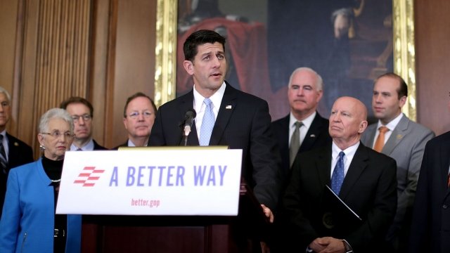 Speaker of the House Paul Ryan announces tax reform