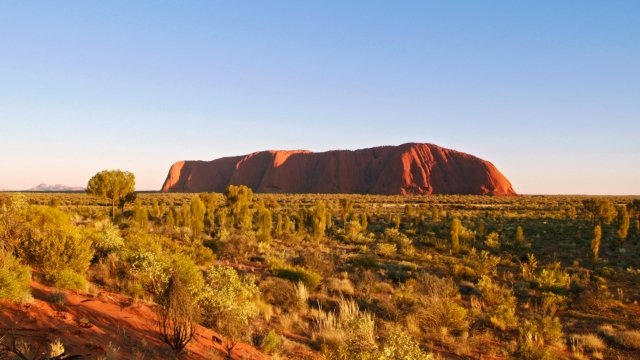 Uluru rock formation