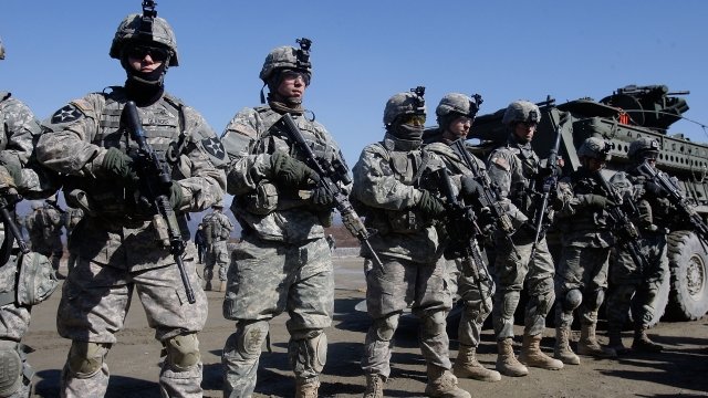 U.S. soldiers in South Korea.