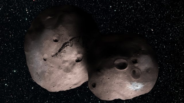 An artist's concept of (486958) 2014 MU69.
