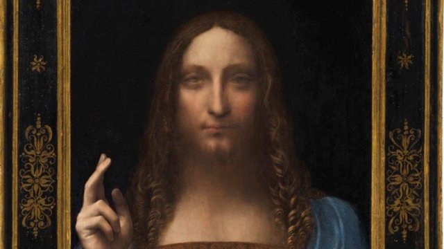 Leonardo da Vinci painting "Salvator Mundi"